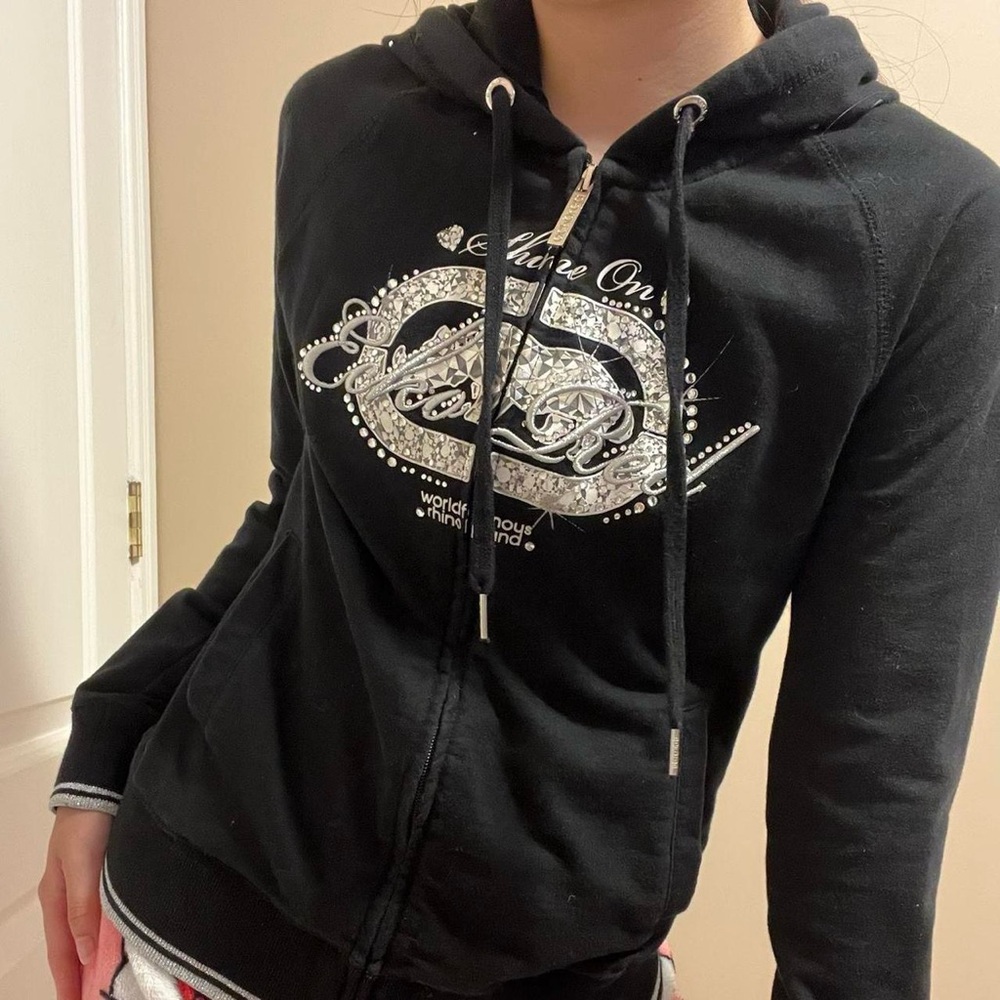 Y2k Ecko Rhinestone Women’s graphic hoodie
